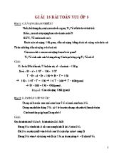 Giải 15 bài toán vui Lớp 5